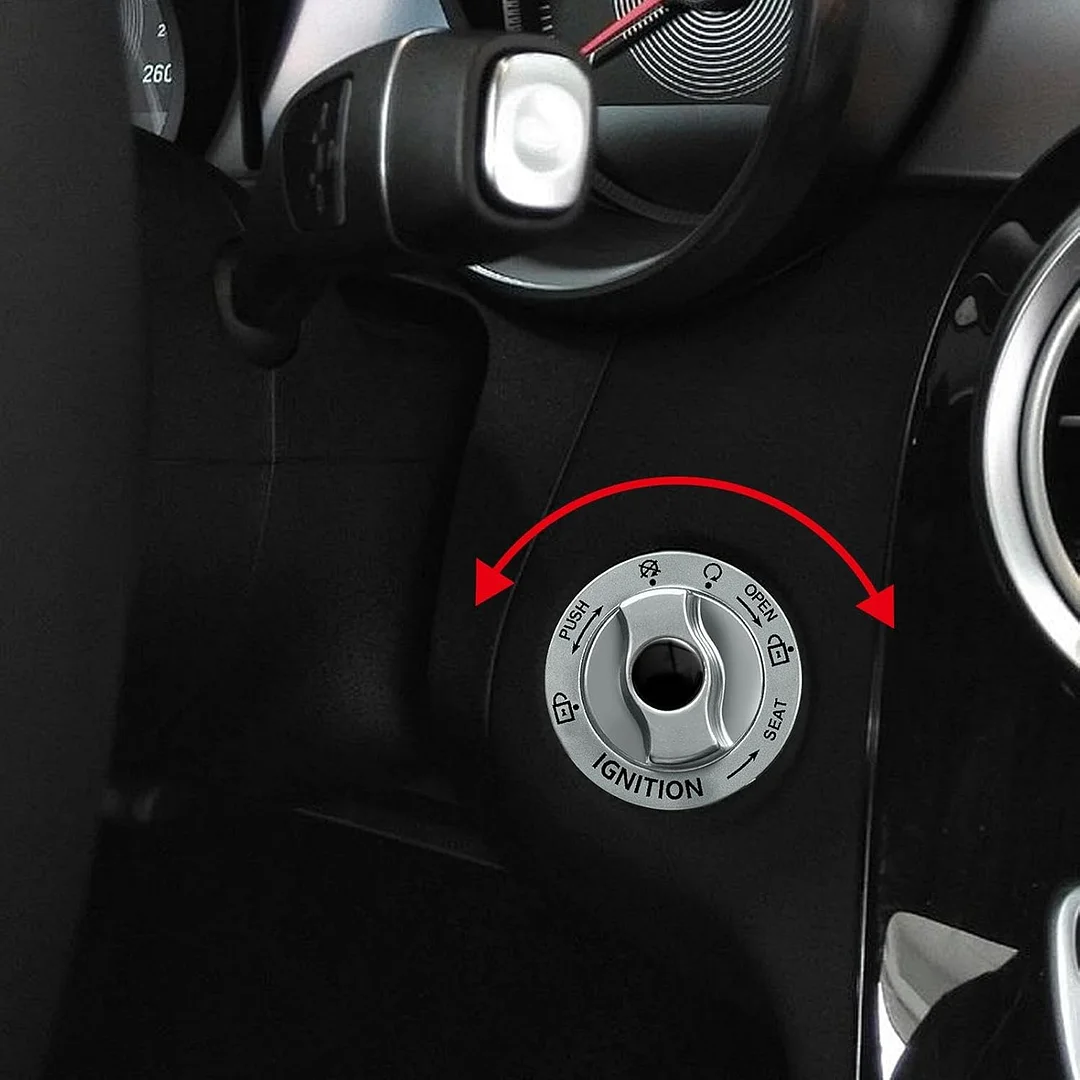 Push Button Start Cover - Metal Car Engine Start Stop Button Cover