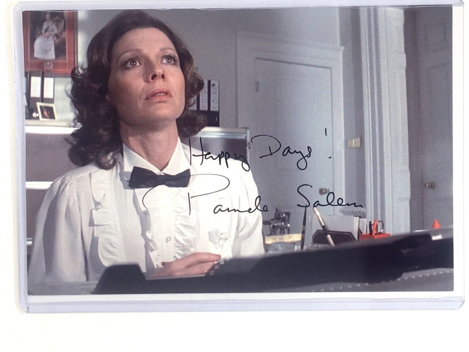 Pamela Salem Signed 4x6 Photo Poster painting Never Say Never 007 James Bond Auto Autograph