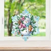 Flocon de neige d’hiver - pendentif bricolage 5d