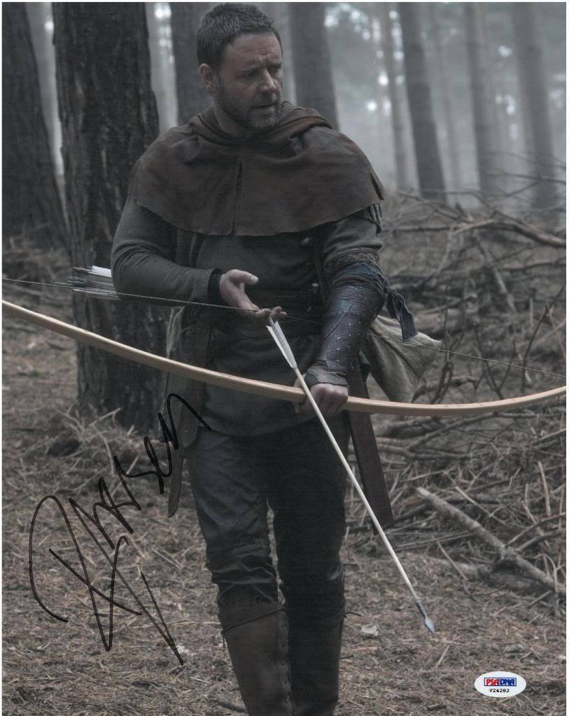 Russell Crowe Signed Robin Hood Authentic 11x14 Photo Poster painting (PSA/DNA) #V24282