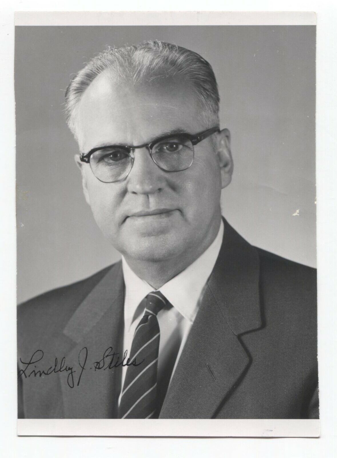 Lindley J. Stiles Signed Photo Poster painting Autographed Signature Author Dean Educator