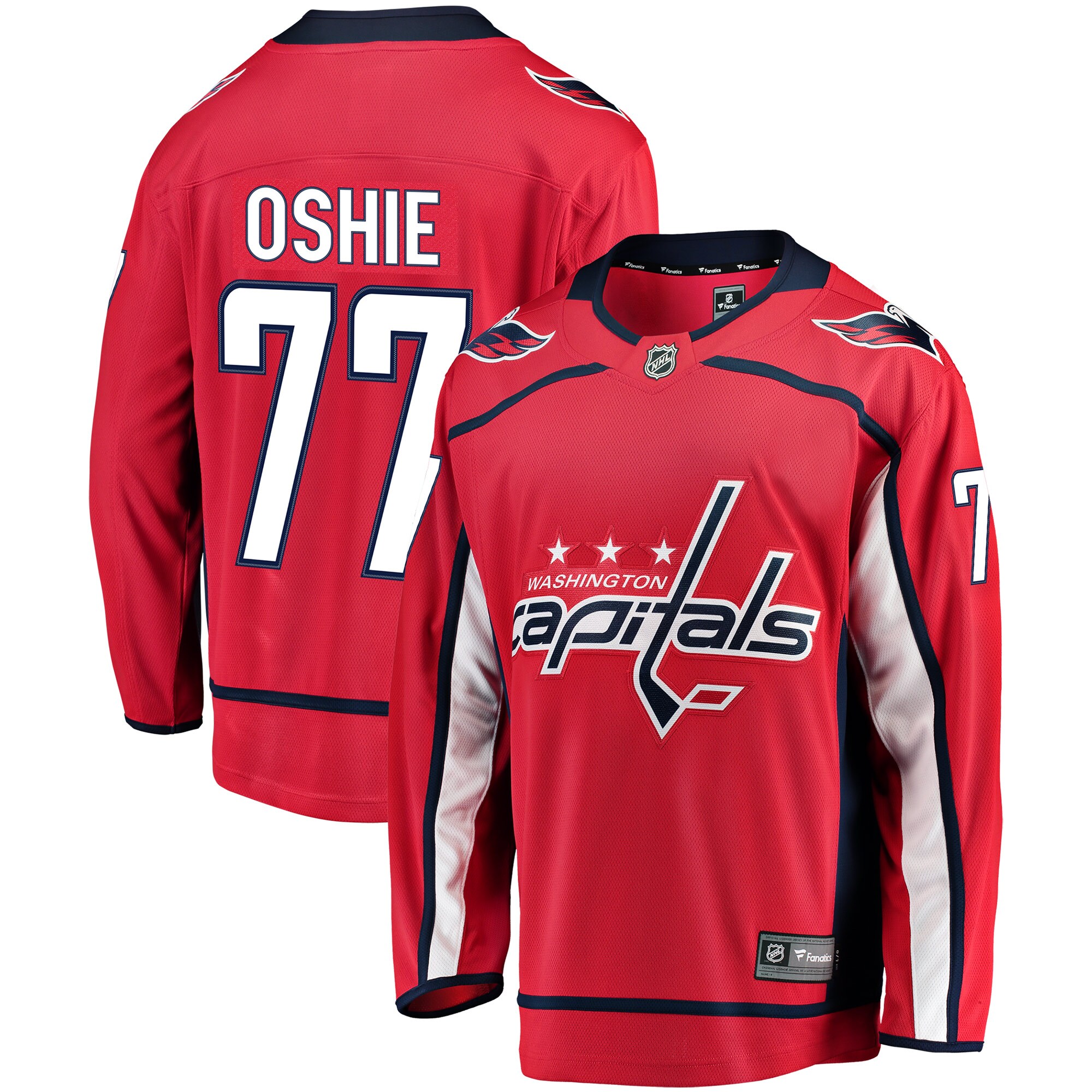 TJ Oshie Washington Capitals Fanatics Breakaway Jersey – Red mysite