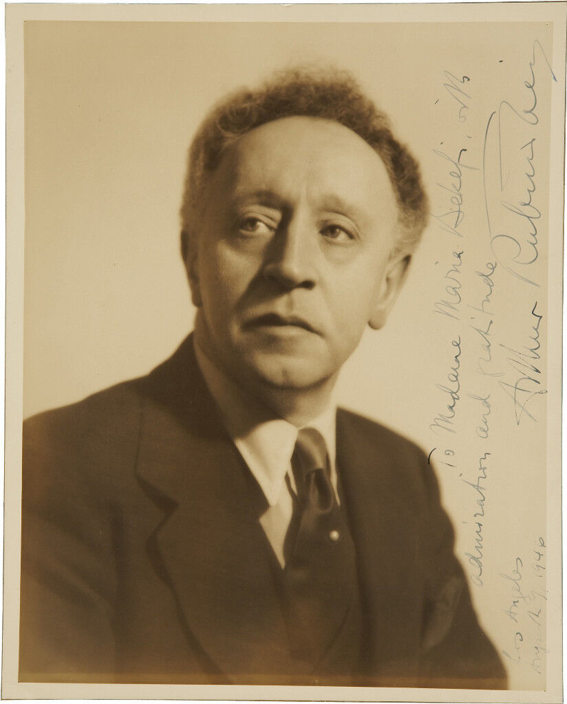 ARTHUR RUBINSTEIN Signed Photo Poster paintinggraph - Pianist - preprint