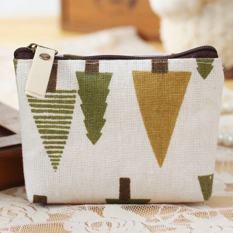 3 Pieces Women’s Animal Cotton Zipper Coin Purses