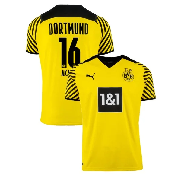 Maillot Borussia Dortmund Manuel Akanji 16 Domicile 2021/22 Junior