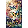 Diamond Painting-DIY Full Round Drill Butterfly(70*40 CM)