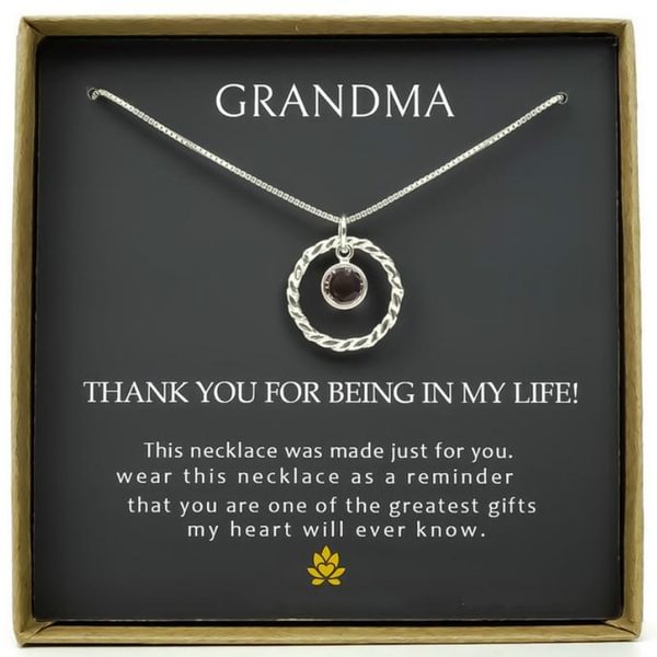 Grandmother Necklace, Grandma Gift, Gift for Grandma From Grandchildren, Grandma, Grandma Necklace, New Grandma