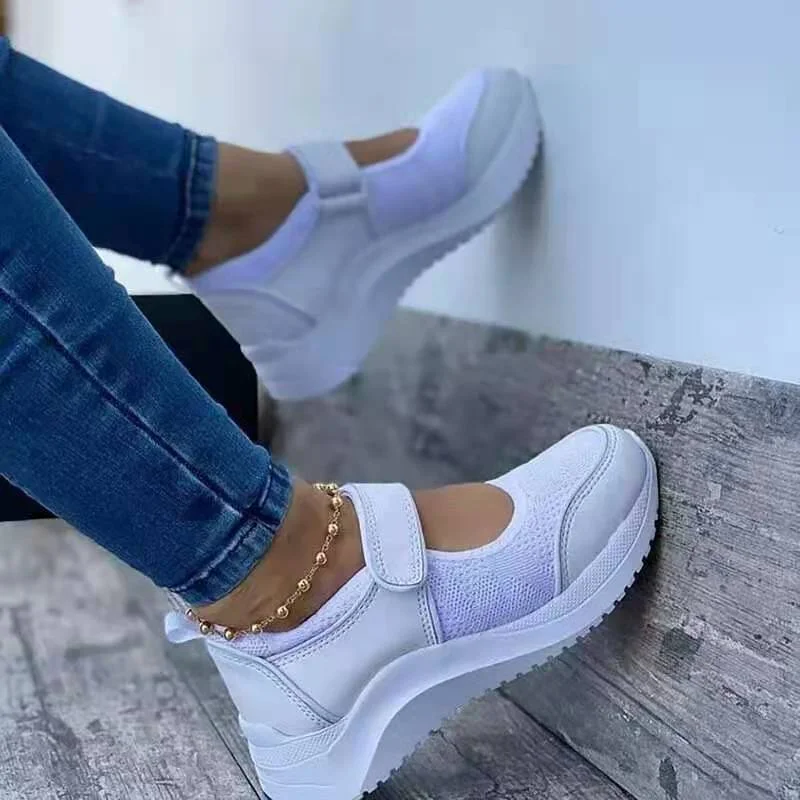  Sneakers Summer Women Casual Shoes Sneakers Women Shoes Mesh Breathable Platform Chaussure Femme Non Slipwomen Vulcanize Shoes