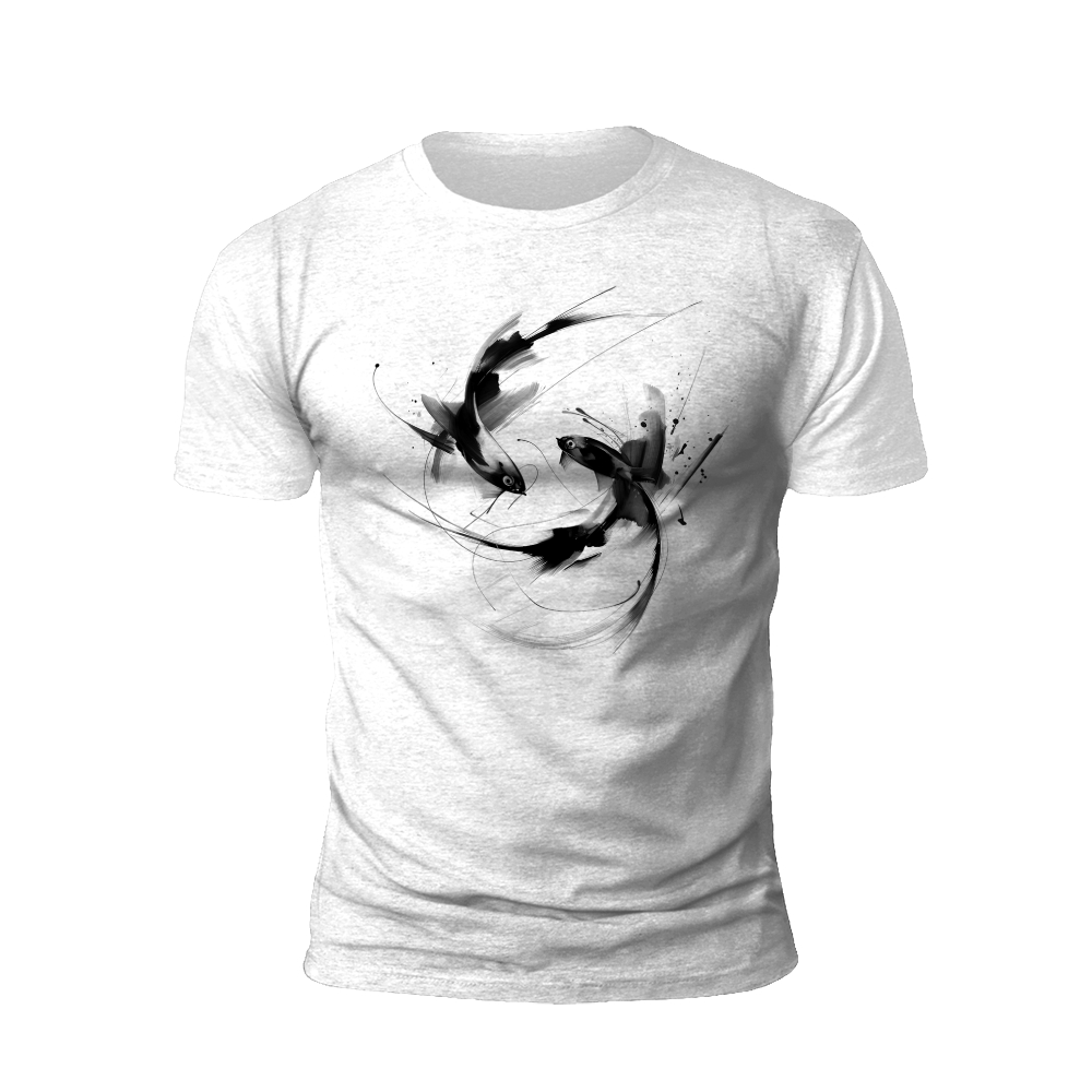 Swimming Ink: Koi Fish T-Shirt
