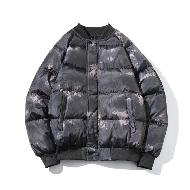 Men Camouflage Top Warm Waterproof Big Size Warm Thicken Male Cotton-Padded Parkas Coats Jackets