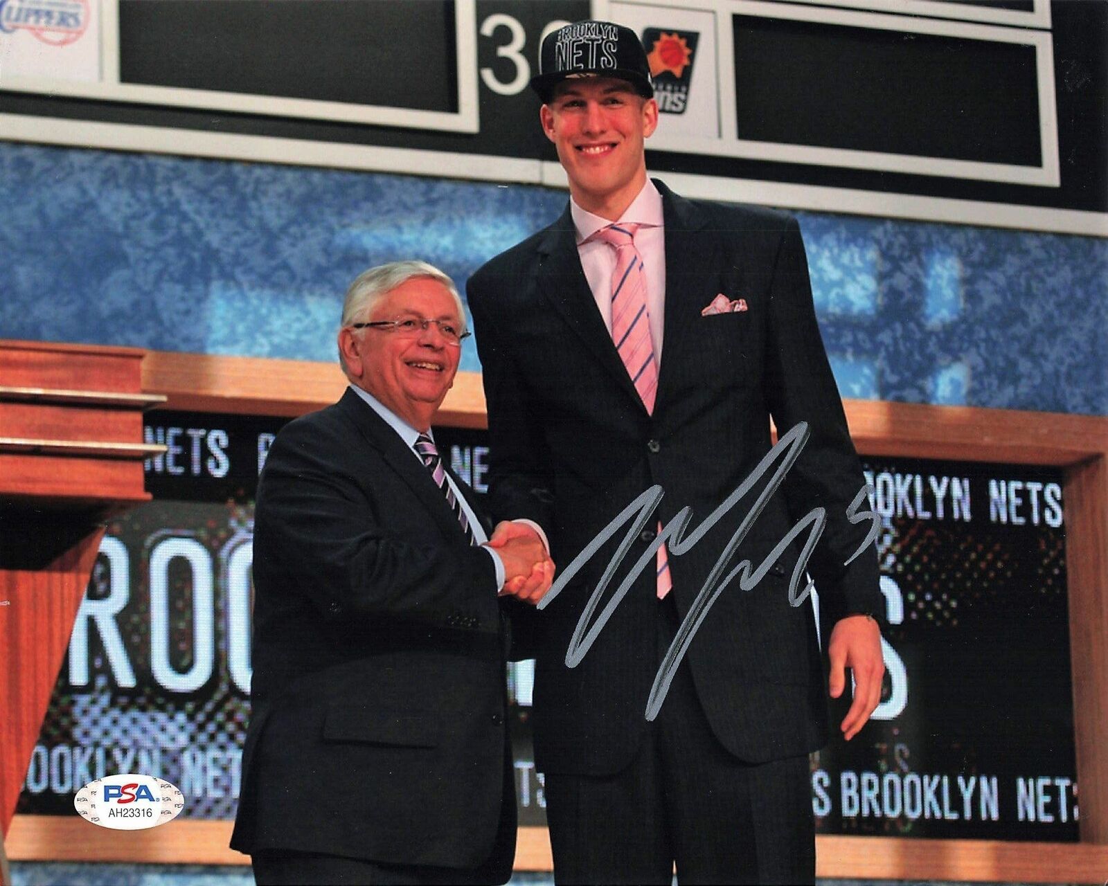 Mason Plumlee signed 8x10 Photo Poster painting PSA/DNA Denver Nuggets Autographed