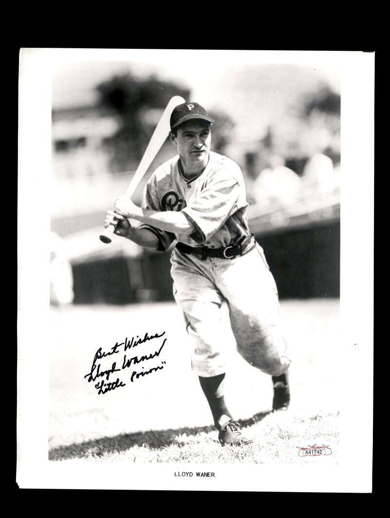 Lloyd Waner JSA Coa Signed 8x10 Photo Poster painting Autograph