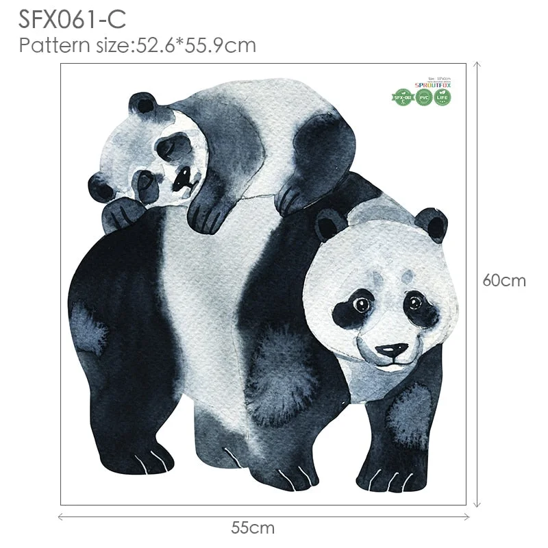 Vinyl Decorative Wall Stickers Home Decor Living Room Large Animal Decals Wall Stickers Bedroom Wall Decorations Living Room