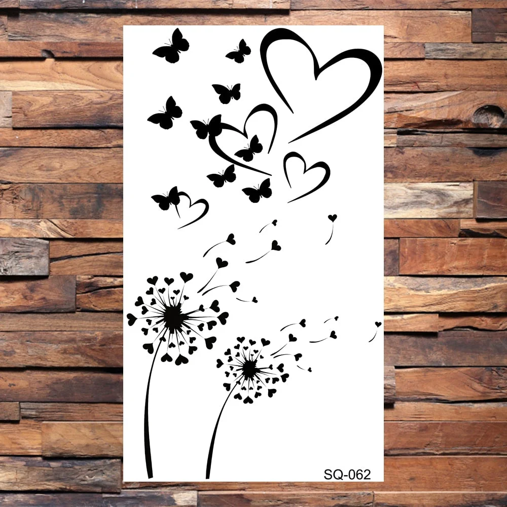 3D Moon Temporary Tattoos For Adults Mountain Sun Cluster Dream Catcher Tatoos Fake Pendant Tattoo Sticker Sexy Body Arm