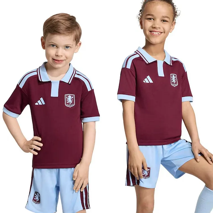 Kids Aston Villa 26/27 Home Football Jersey 1:1 Thai Quality