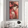 (40*80cm)Woman in Flower - Full Round Drill Diamond Painting