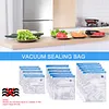 Reusable Vacuum Food Storage Bag Resealable BPA Free Zipper Storage Bags