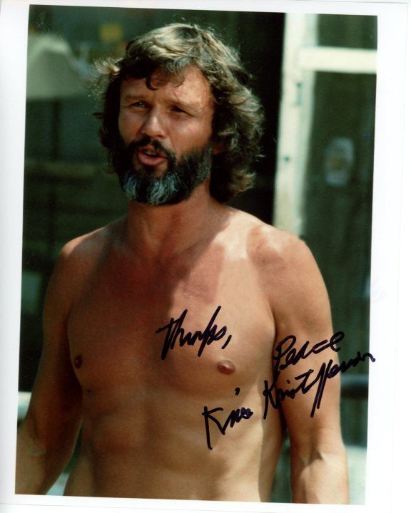 KRIS KRISTOFFERSON signed autographed A STAR IS BORN JOHN NORMAN HOWARD Photo Poster painting