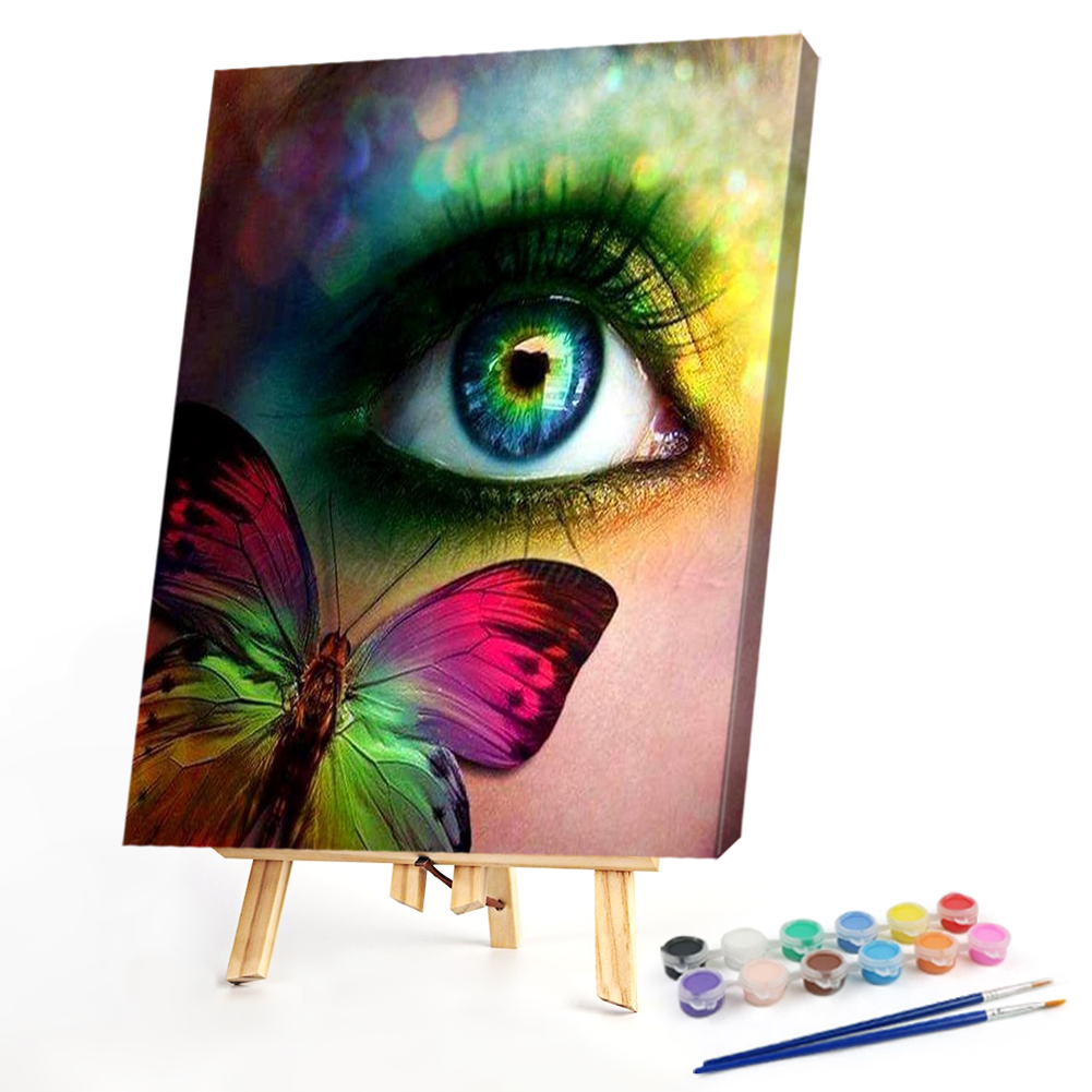 

40*50CM - Paint By Numbers - Green Eye, 501 Original