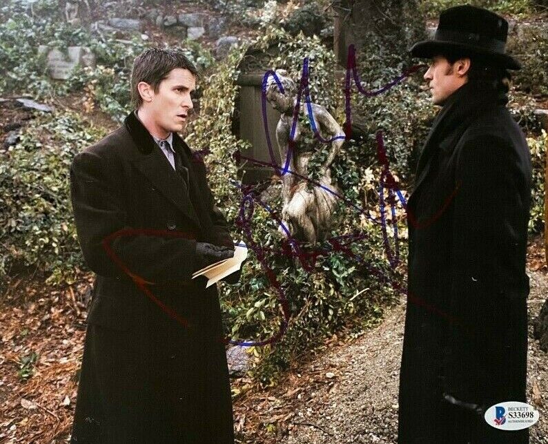 Christian Bale Hugh Jackman signed autographed 8x10 Photo Poster painting the Prestige