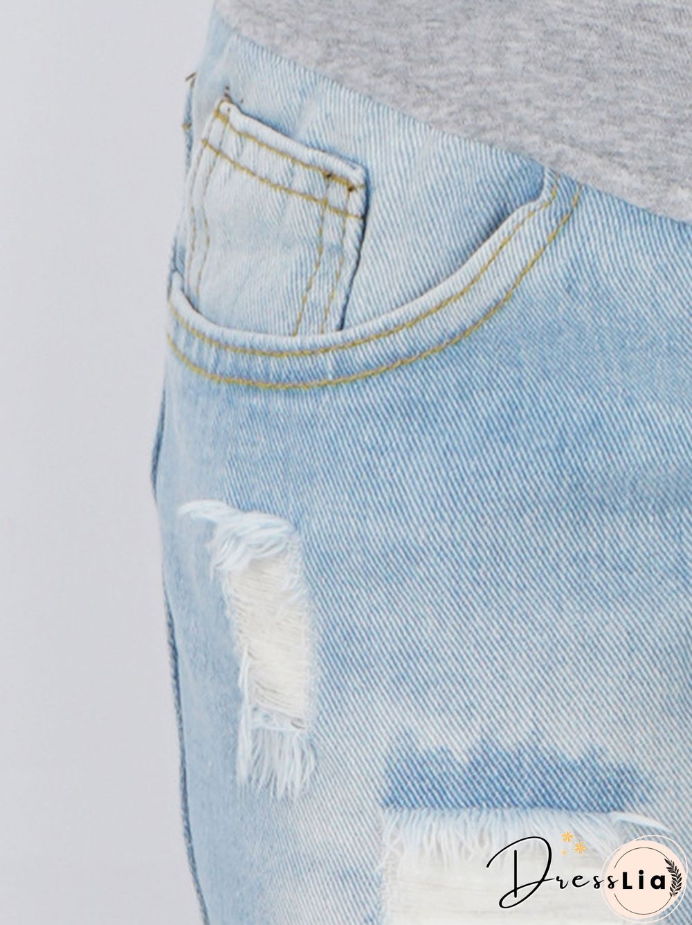 Summer Maternity Pants For Pregnant Women Clothes Denim Abdominal Elastic Waist Pregnancy Shorts