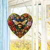 Diamond Painting Acrylic Stained Glass Art Hanging Pendant for Windows Decor
