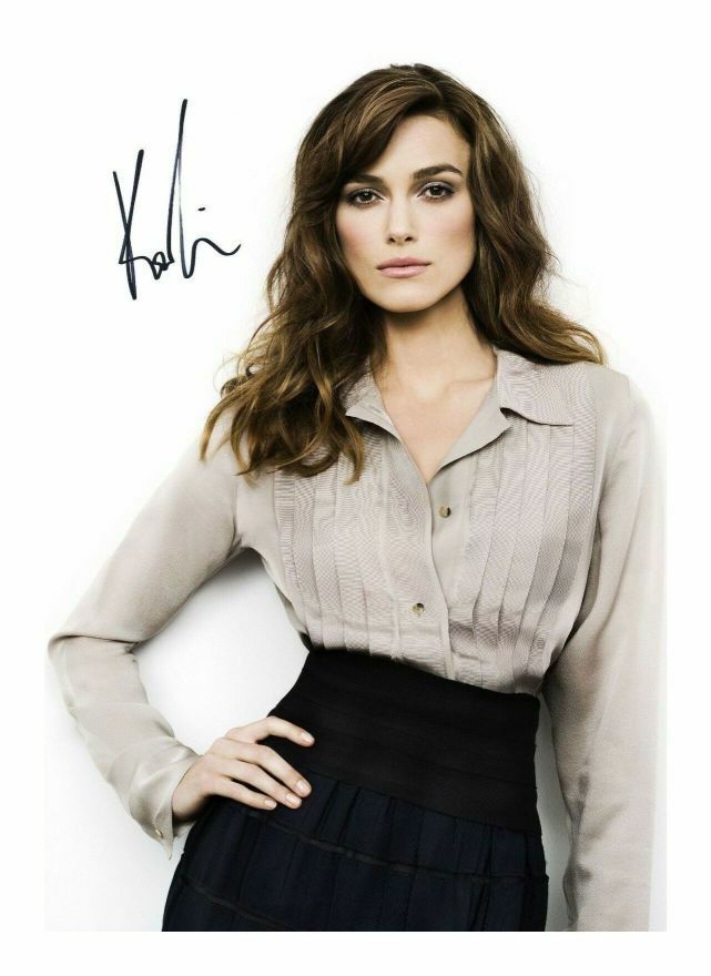 KEIRA KNIGHTLEY AUTOGRAPH SIGNED PP Photo Poster painting POSTER