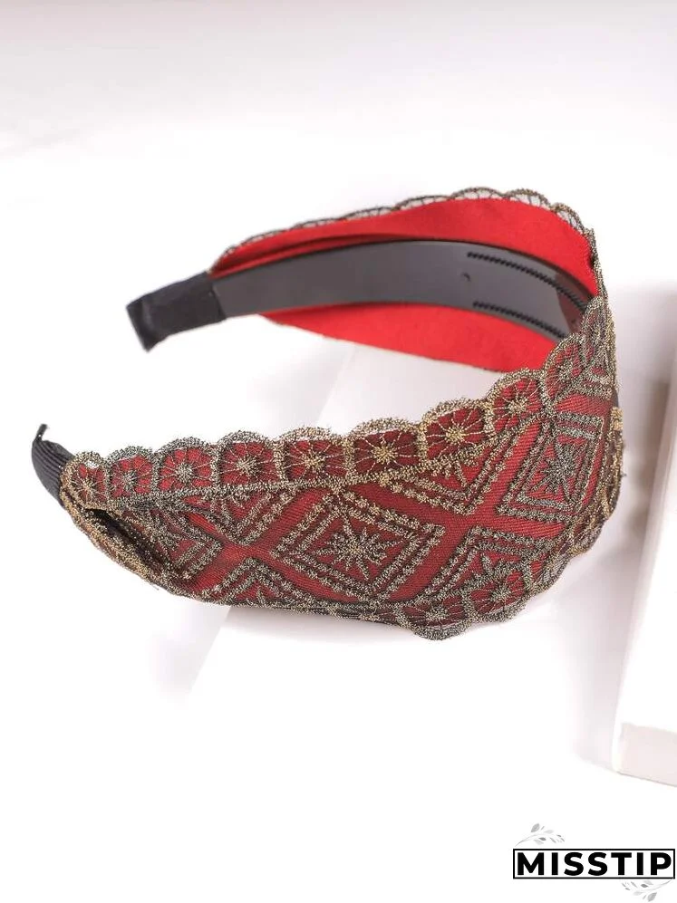 Wide Lace Decor Headband