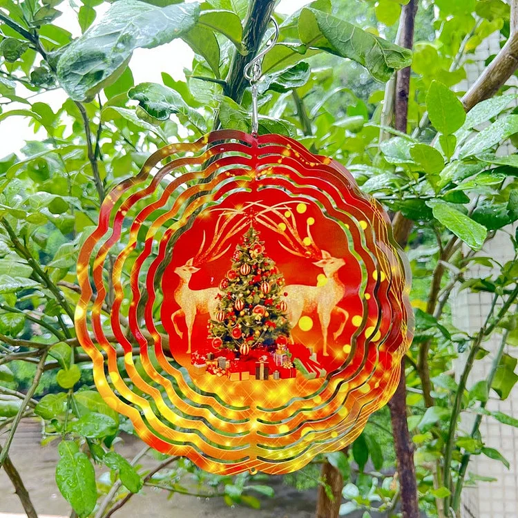 🍭 【Home Art】 3d effect wind spinners 