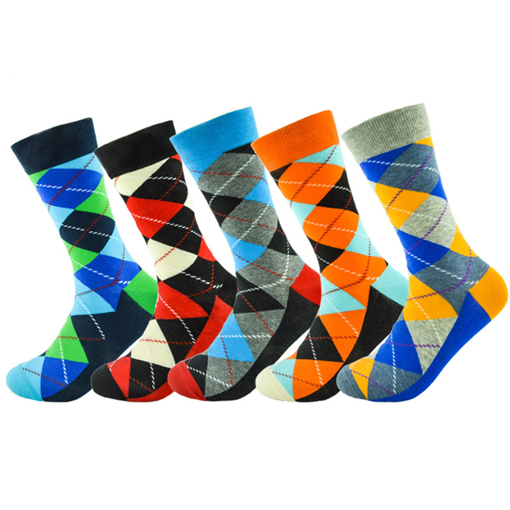 

Diamond plaid socks, 501 Original