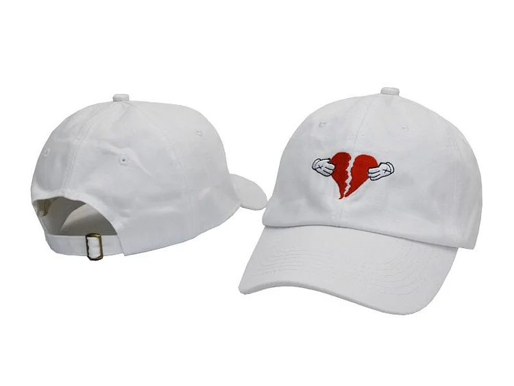 Heartbreak dad hat Newest Kanye West Break Album 100% Cotton embroidery Baseball Cap Snapback Unisex outdoorleisure cap