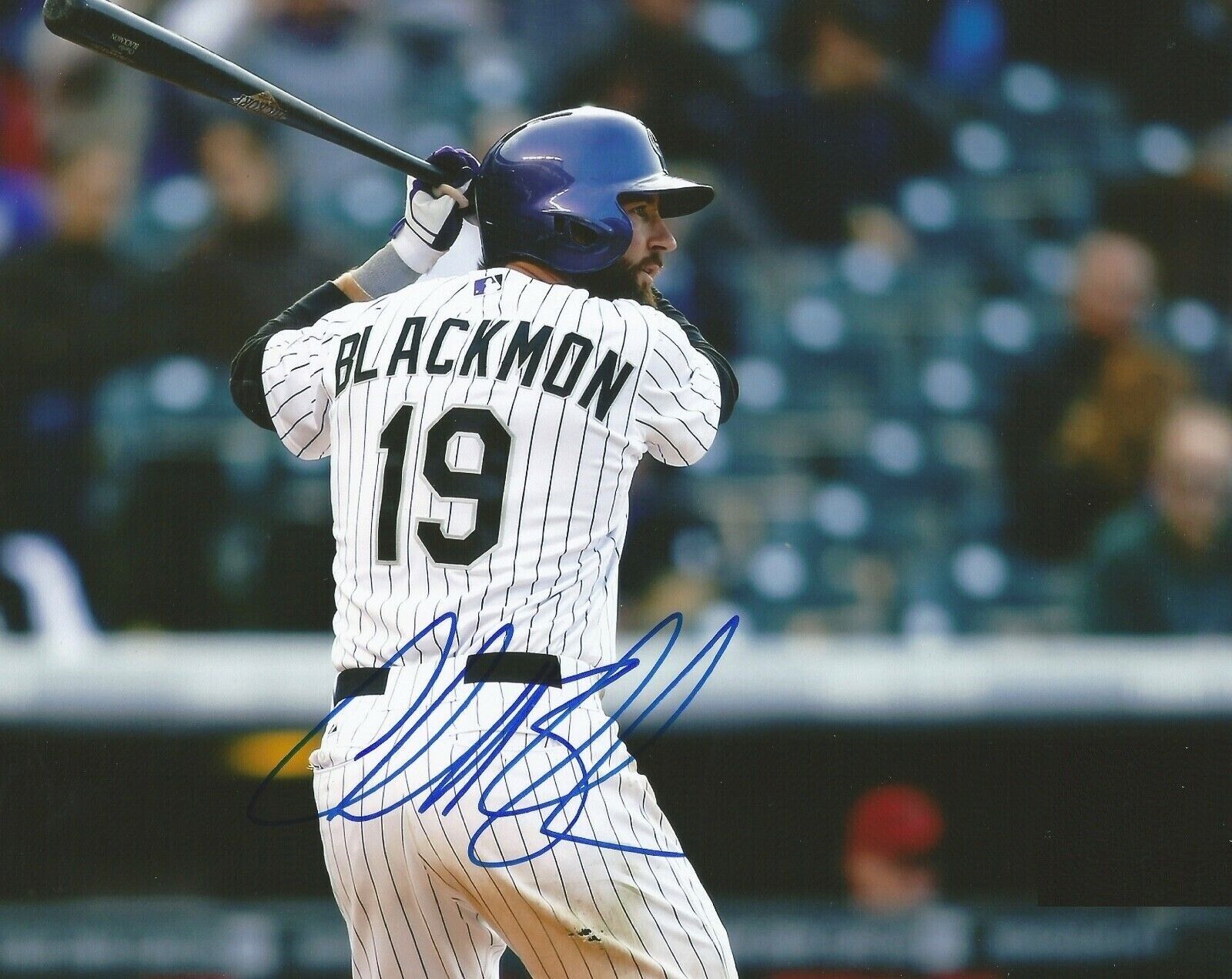 Charlie Blackmon Autographed Signed 8x10 Photo Poster painting ( Rockies ) REPRINT