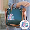 6Pcs DIY Diamond Painting Owl Keychain