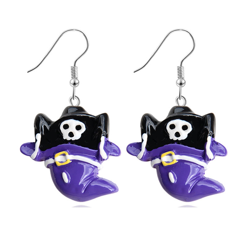 Halloween Cute Funny Halloween Pattern Resin Holiday Party