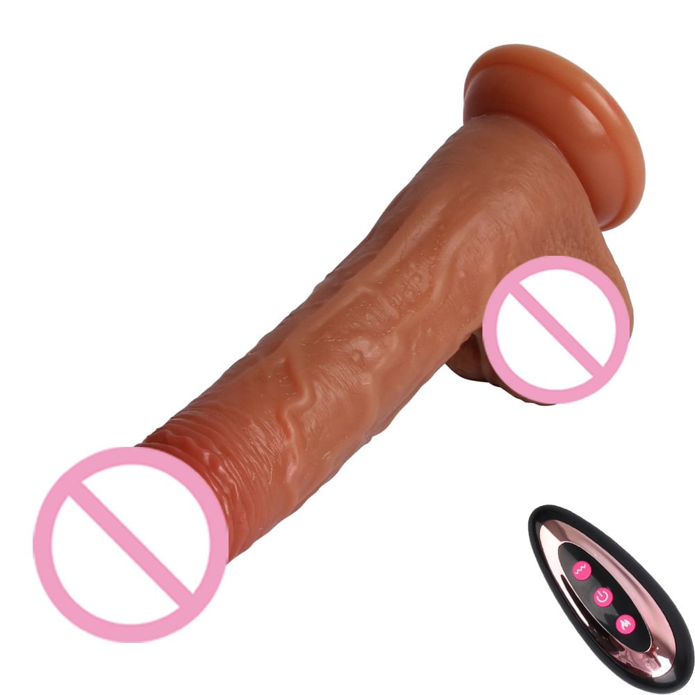Multiple-fuctions Thrusting Dildo Swing Heating Dildo 
