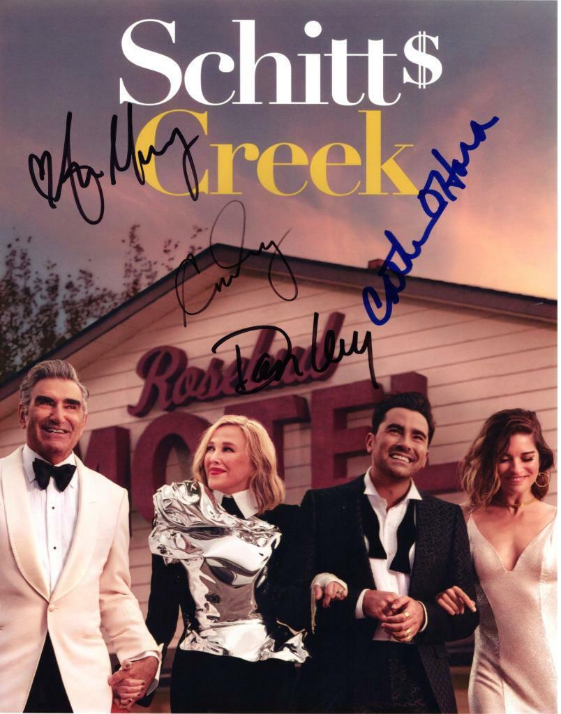 Schitt's Creek O'Hara Levy +2 autographed 11x14 Picture signed Photo Poster painting and COA