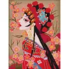 uk.everydayedeals (Limited Stock)Cross Stitch - 11ct Stamped - Centres nationaux P&eacute;kin Opera Huadan-Exquis Edition (50*65cm)