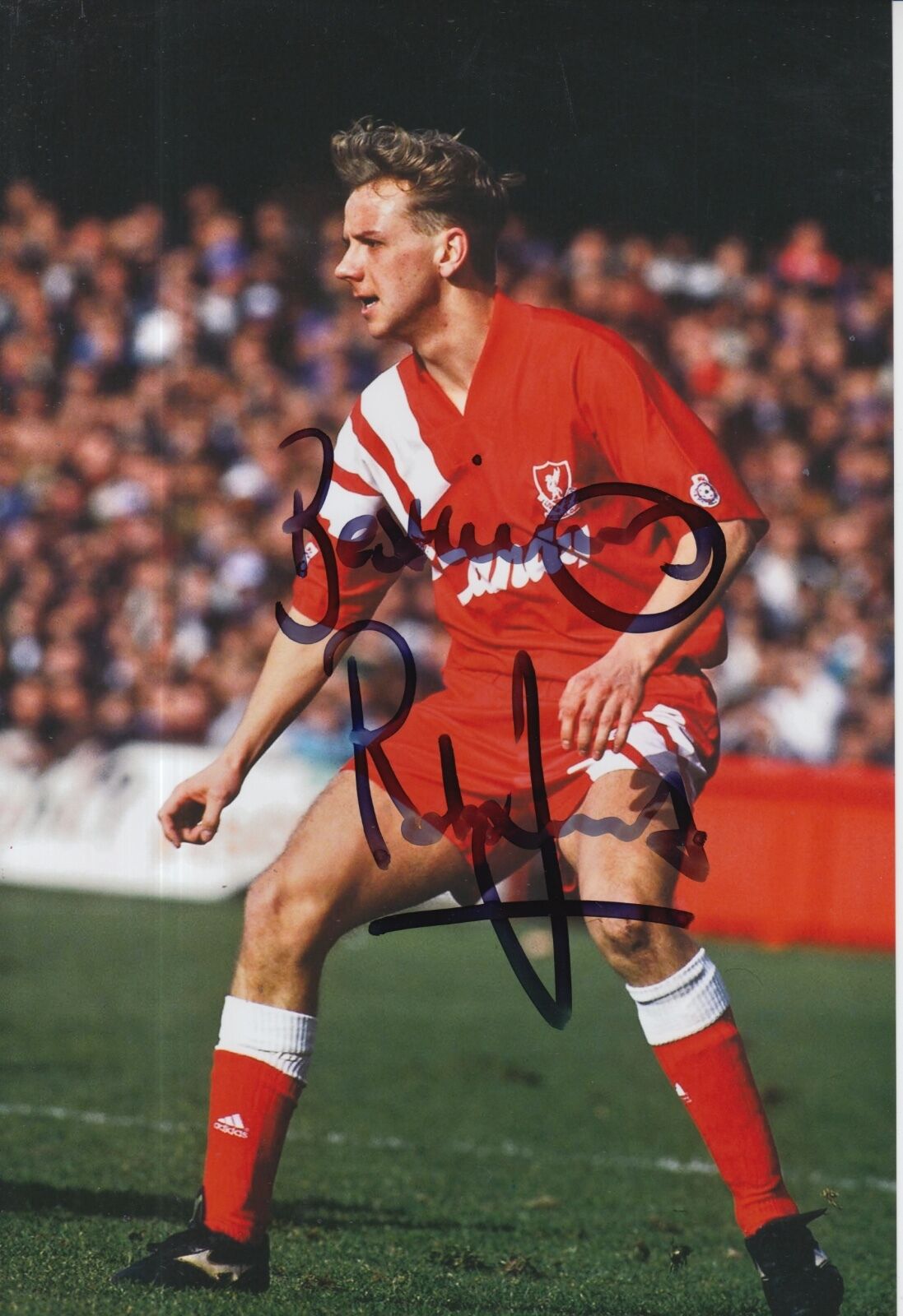 Rob Jones Hand Signed Liverpool 12x8 Photo Poster painting 1.