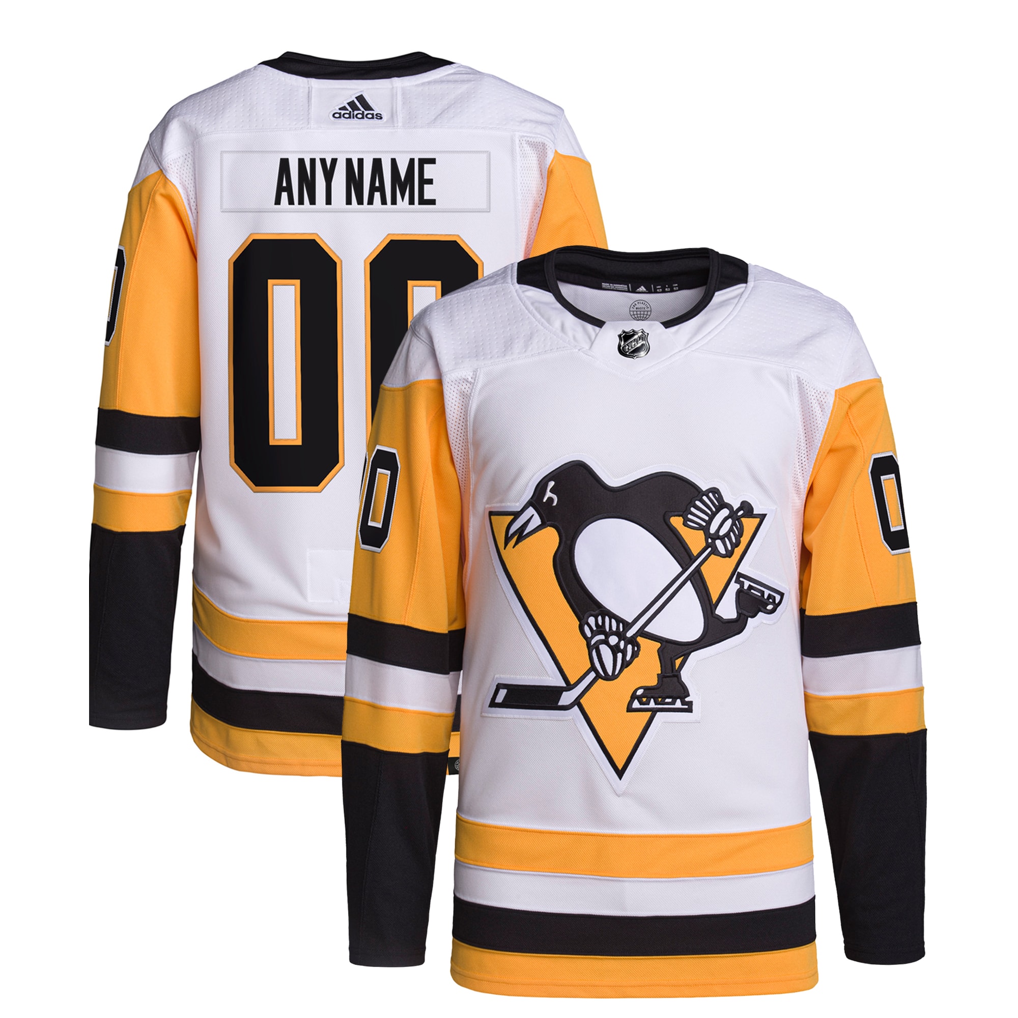 Pittsburgh Penguins   Away  Primegreen  Custom Jersey &ndash; White mysite