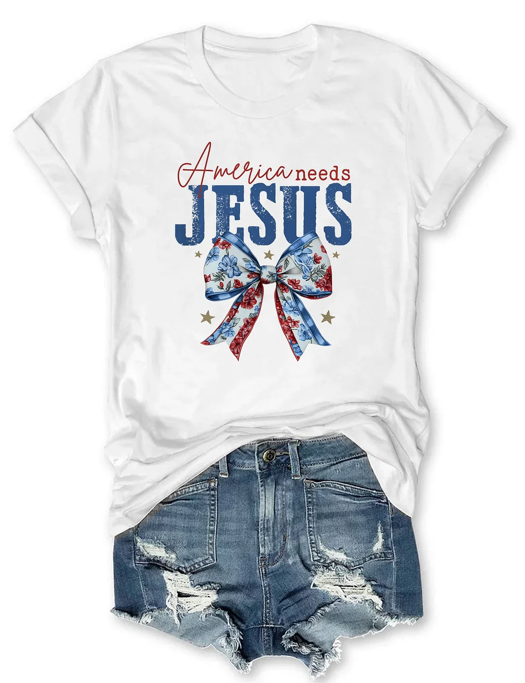 America Needs Jesus T-shirt