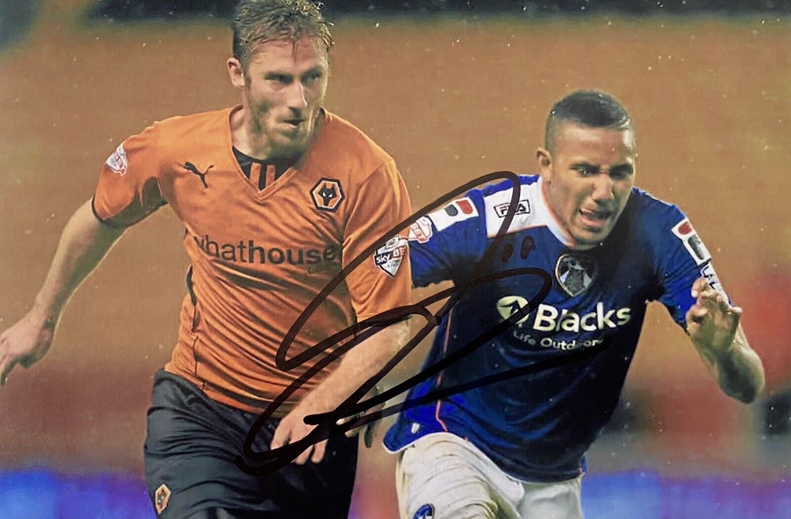 Cristian Montano Genuine Hand Signed Oldham Athletic 6X4 Photo Poster painting