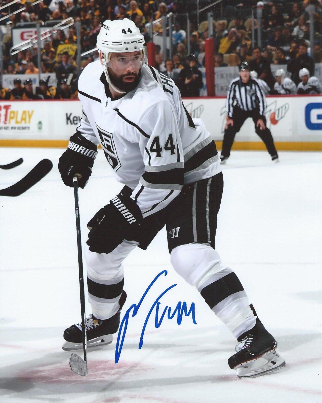 Nate Thompson Signed 8x10 Photo Poster painting Los Angeles Kings Autographed COA