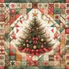 (Multi-Style) Christmas Snowman Tree-11CT Stamped Cross Stitch 40*40cm