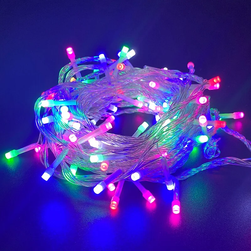 10M 100LED Christmas String Fairy Light 8 Modes Wedding Party Garland Christmas Tree Decoration for Home Holiday Lighting