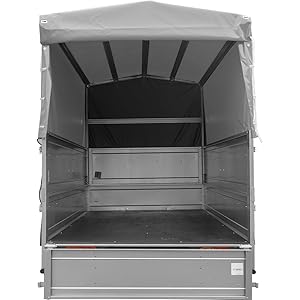 GARDEN TRAILER 230 KIPP MIT STÜTZRAD, ZUSÄTZLICHEN BORDWÄNDEN, HOCHPLANE UND HOCHSPRIEGEL H-800