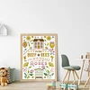 (Stamped/Counted) Bee House-14CT Cross Stitch 30*41cm/11.81*16.14in