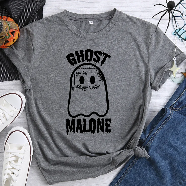 Ghost Malone Halloween T-shirt-014893