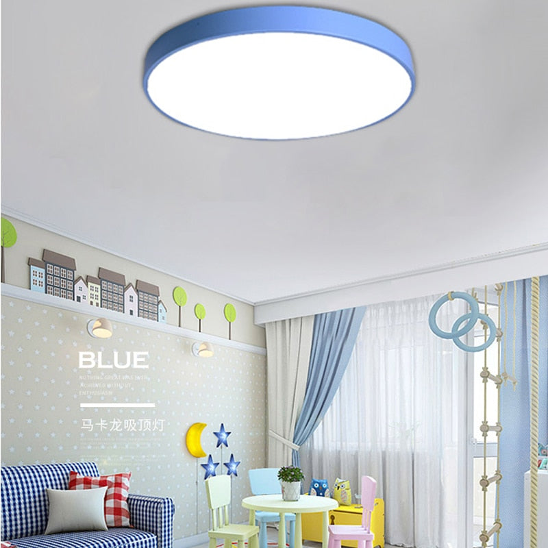 LED Ceiling Light Modern Lamp Living Room Lighting Fixture Bedroom Kitchen Surface Mount Flush Panel Remote Control