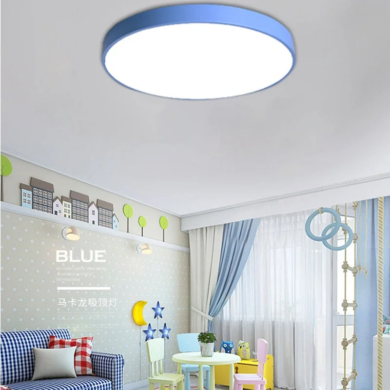 LED Ceiling Light Modern Lamp Living Room Lighting Fixture Bedroom Kitchen Surface Mount Flush Panel Remote Control