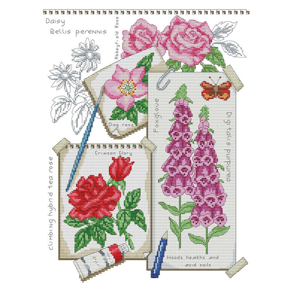 

Draw Summer - 14CT Stamped Cross Stitch - 33*42cm, 501 Original